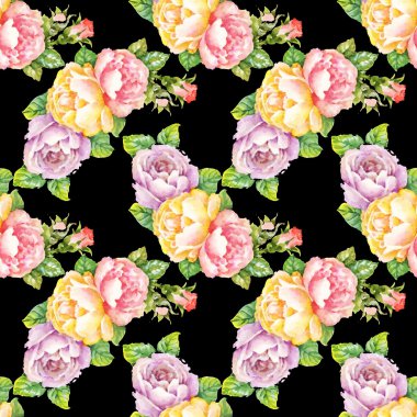 Bahçe çiçek açan gül çiçek