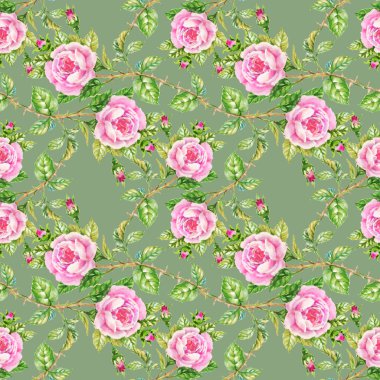 çiçek açan güller çiçek deseni