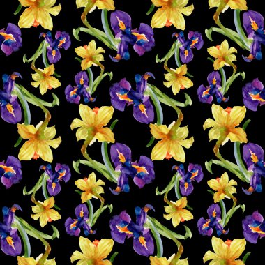 İris ve Nergis çiçekleri