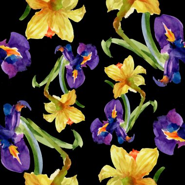 İris ve Nergis çiçekleri