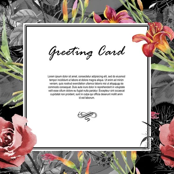 Greeting card pattern — Stock Photo, Image