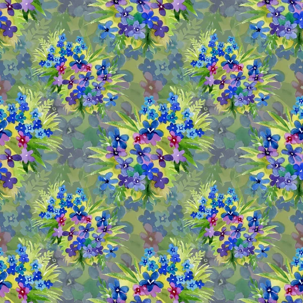 Blumen nahtloses Muster — Stockfoto