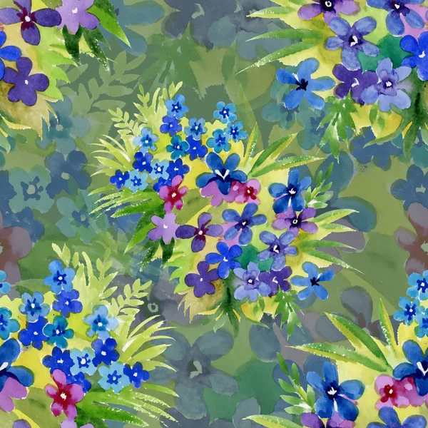 Flowers seamless pattern — Stock Photo, Image