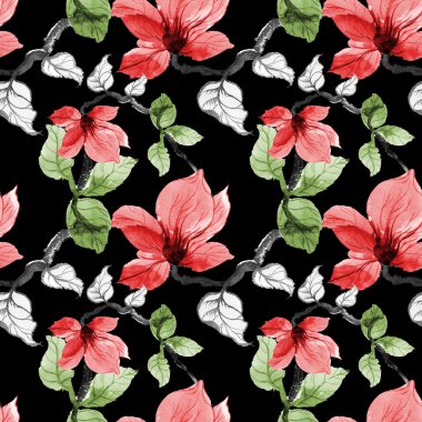 Güzel Manolya çiçek çiçeklenme