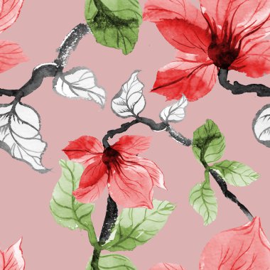 Güzel Manolya çiçek çiçeklenme