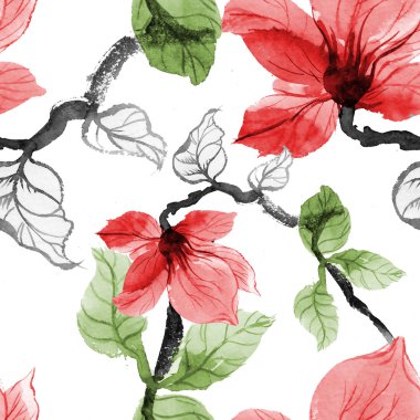 Güzel Manolya çiçek çiçeklenme