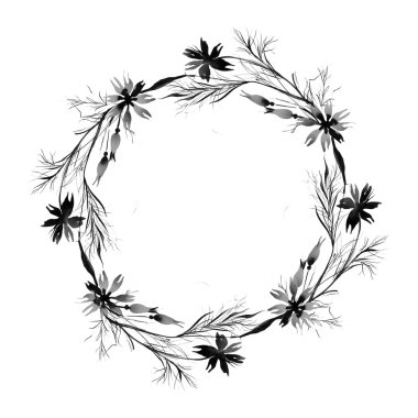 Peygamber ve otlar kare desen