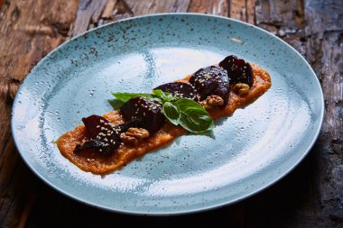 pancar kabak püresi ile