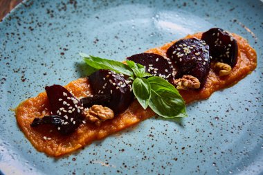 pancar kabak püresi ile