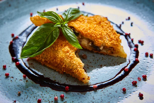 Krokiety - Polish style croquettes filled with beef — Stock Photo, Image