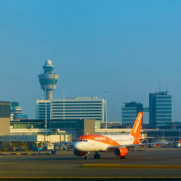 Amsterdam Airport Schiphol in Netherlands — Stock Photo, Image