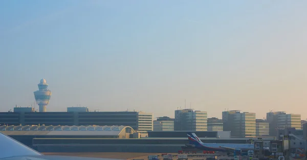 Amsterdam Airport Schiphol w Holandii — Zdjęcie stockowe