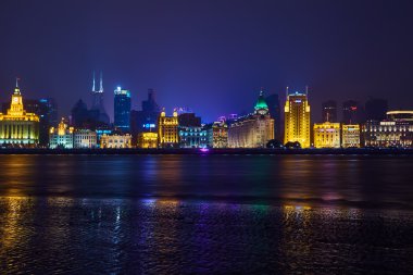 güzel gece, Çin shanghai bund