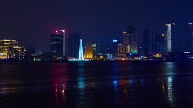 güzel gece, Çin shanghai bund