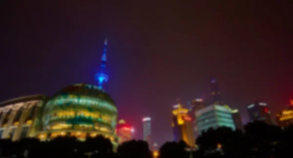 Shanghai bij nacht — Stockfoto