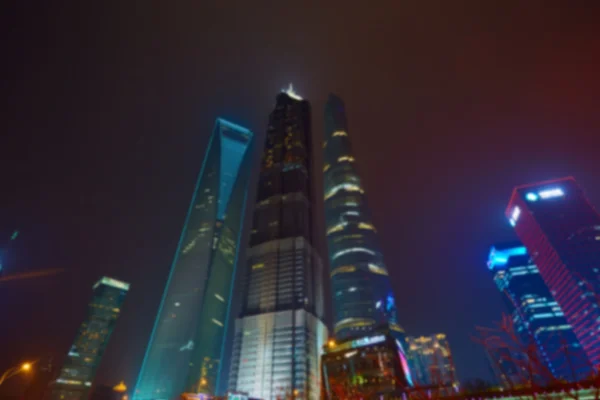 Xangai à noite — Fotografia de Stock