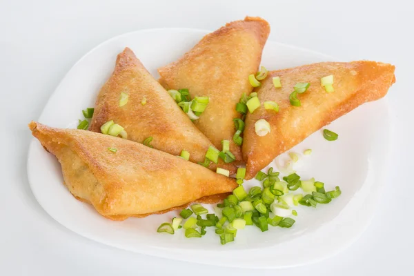 Plate of crepes — Stock Photo, Image