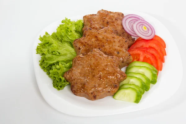 Chuletas caseras de carne — Foto de Stock