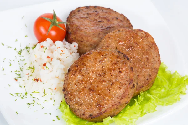 Chuletas caseras de carne — Foto de Stock