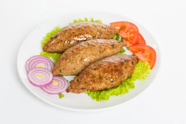 Chuletas caseras de carne — Foto de Stock