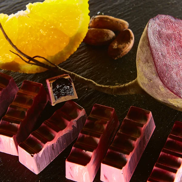 Set of chocolate candie, — Stock Photo, Image