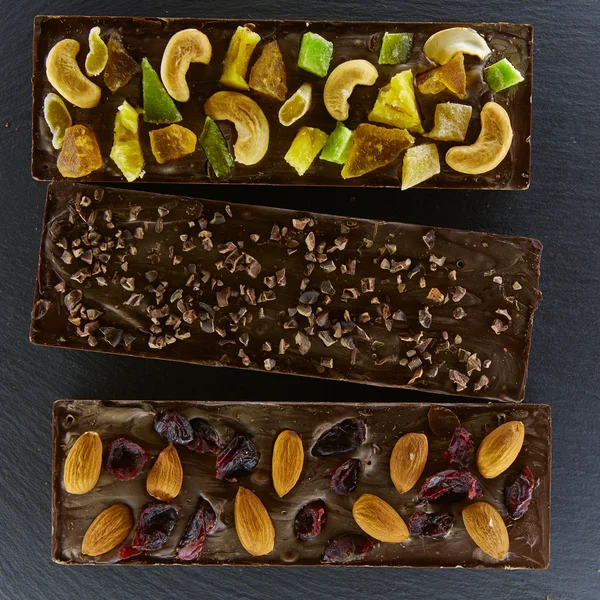 Feito à mão, bio chocolate — Fotografia de Stock