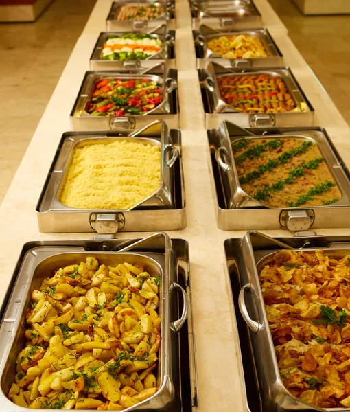 Buffet in hotel — Stock Photo, Image