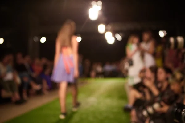 Fashion runway out of focus. The blur background — Stock Photo, Image