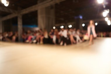 Odak dışı moda pist. Görüntü arka plan