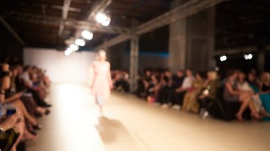Odak dışı moda pist. Görüntü arka plan