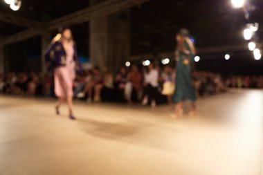 Odak dışı moda pist. Görüntü arka plan