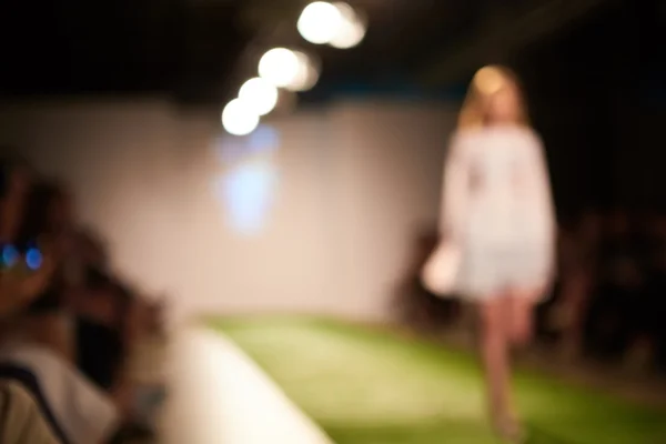 Fashion runway out of focus. The blur background — Stock Photo, Image