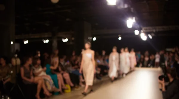 Fashion runway out of focus. The blur background — Stock Photo, Image