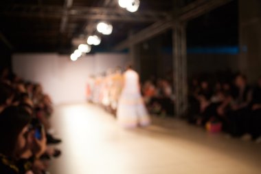 Odak dışı moda pist. Görüntü arka plan