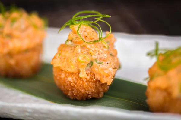 日本风格的海鲜开胃菜 — 图库照片