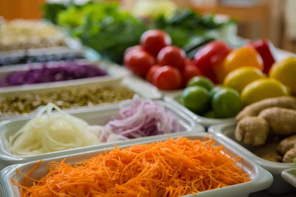 Fondo de verduras mixtas — Foto de Stock