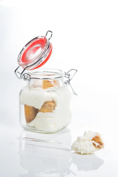 Tiramisu-Creme-Dessert — Stockfoto
