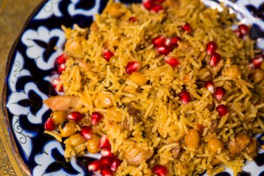 Oryantal Şah pilav, pilav, plov, etli pilav