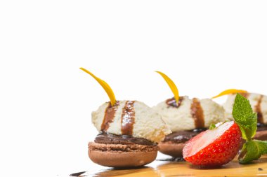 Lezzetli meze. Yakın çekim.