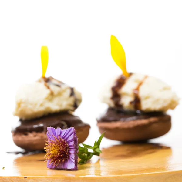 O aperitivo saboroso. Fechar . — Fotografia de Stock