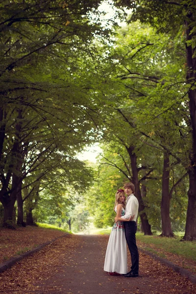 Beautiful wedding couple — Stock Photo, Image