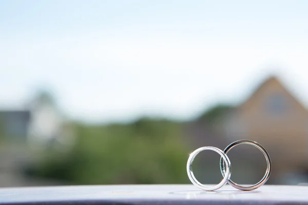 Anillos de boda — Foto de Stock