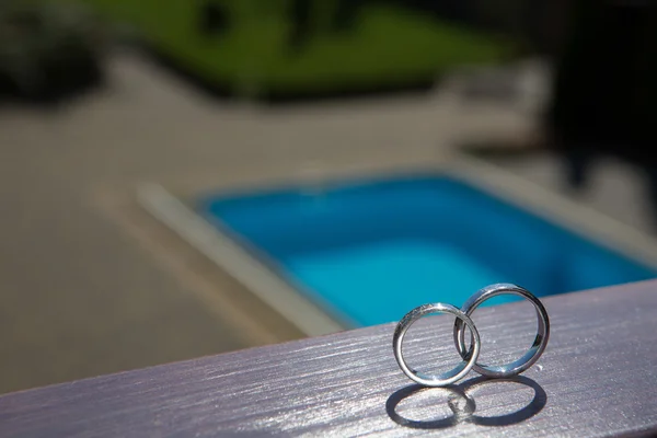 Wedding rings — Stock Photo, Image