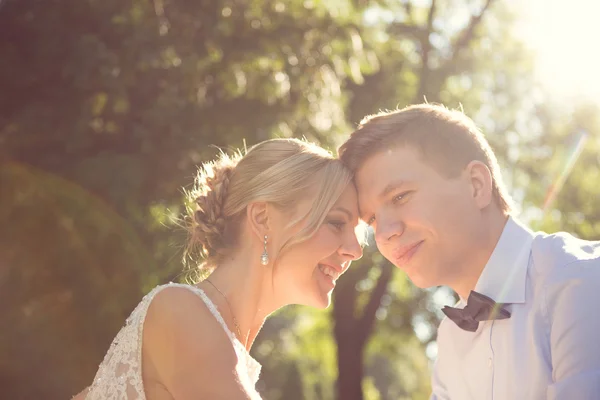 Beautiful wedding couple — Stock Photo, Image