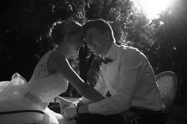 Beautiful wedding couple — Stock Photo, Image