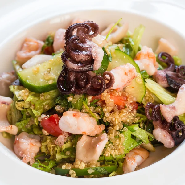 Insalata di pesce con quinoa — Foto Stock