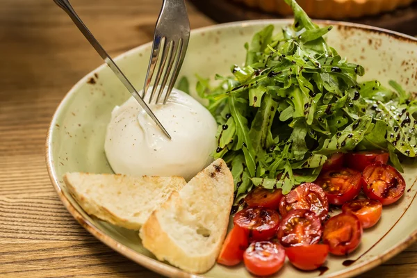 Burrata mozzarella cheese — Stock Photo, Image