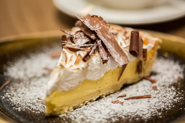 Käsekuchen mit Schokolade — Stockfoto