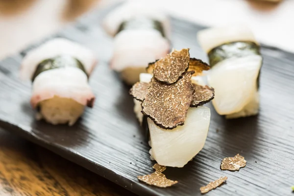 Stukken nigiri sushi — Stockfoto