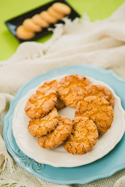 Oatmeal Cookies with Warm Fall Colors — Stock Photo, Image